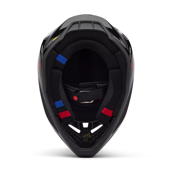 2025 Fox V3 Seventy4 Black Red Motocross Helmet