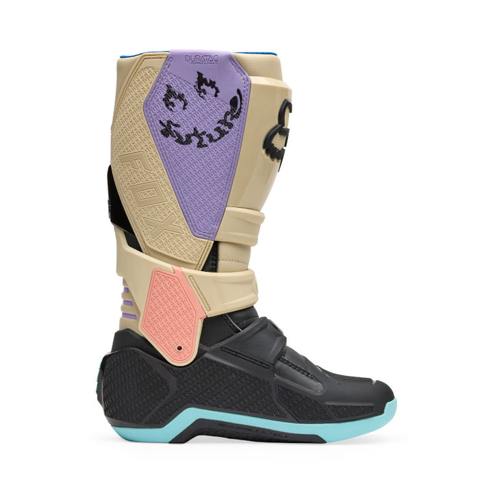 Fox Spring Hello Future Motion MX Boots Ash Blue Purple