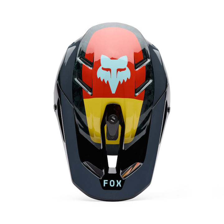 2025 Spring Fox V3 RS Grid Black Orange Motocross Helmet