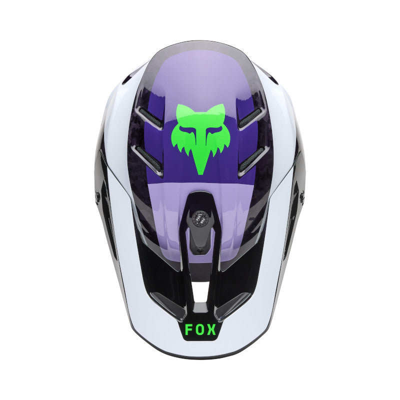 2025 Spring Fox V3 RS Grid Black Purple Motocross Helmet