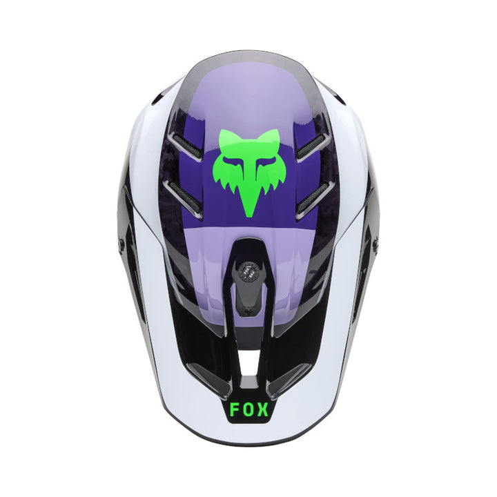 2025 Spring Fox V3 RS Grid Black Purple Motocross Helmet