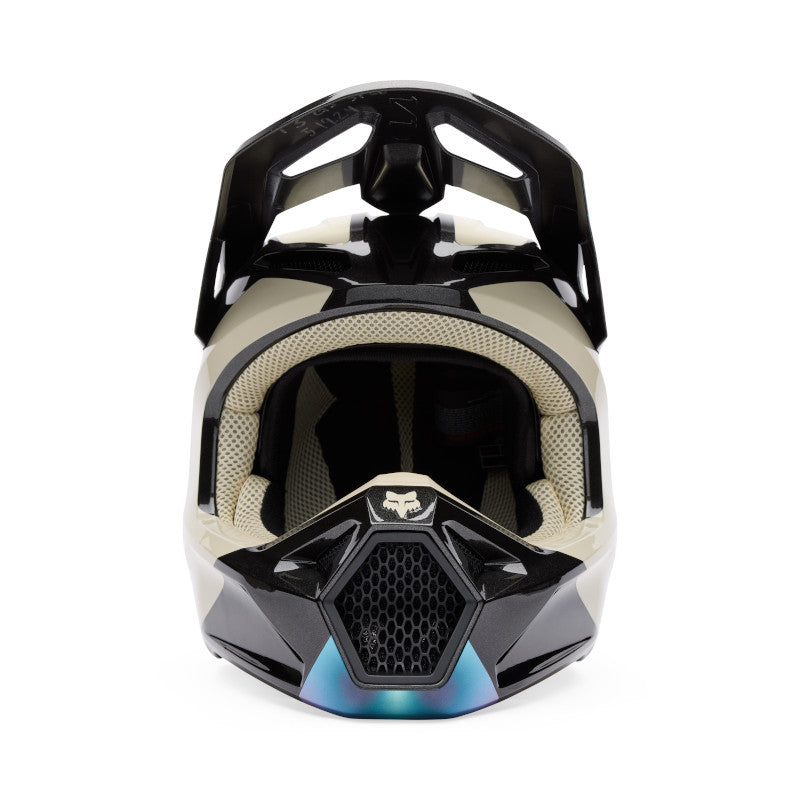 2025 Spring Fox V1 Hello Future Black Motocross Helmet