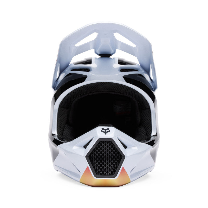 2025 Spring Fox V1 Hello Future White Motocross Helmet