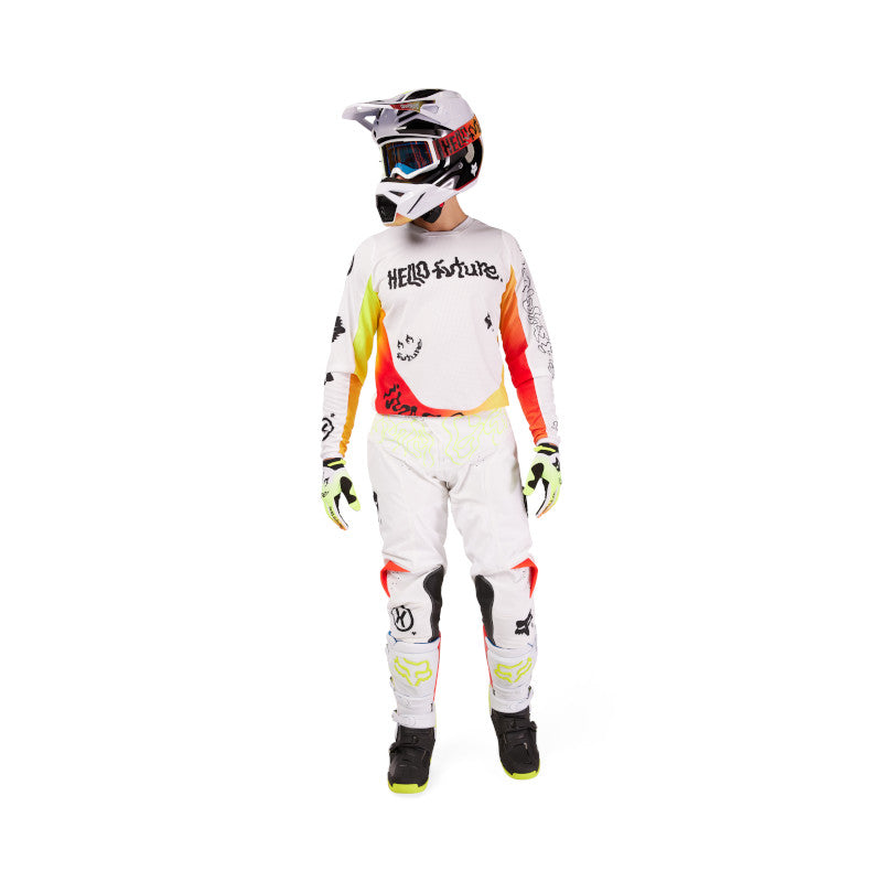 2025 Spring Fox 180 Hello Future White MX Kit Combo