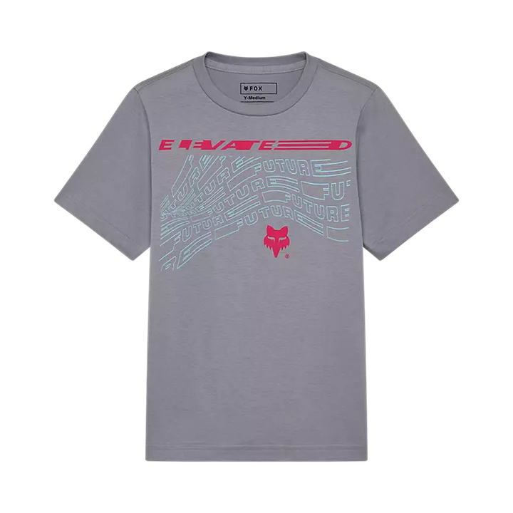 Fox Youth Elevated Future Tee Light Grey