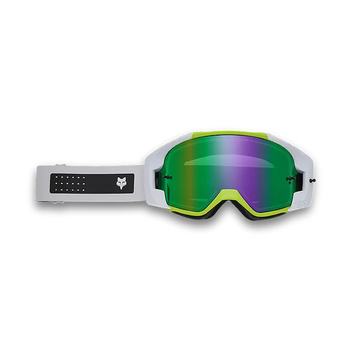 Limited Edition Fox Vue 50th Anniversary Goggle White Green - Mirror Vivid Lens