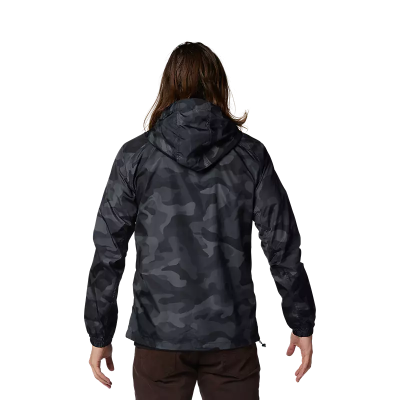 Fox Windbreaker Jacket Black Camo