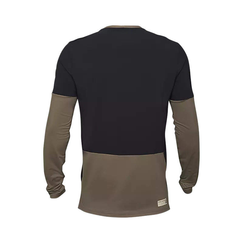 Fox Defend Thermal Long Sleeve MTB Jersey Ash Brown