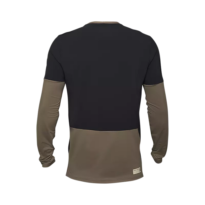 Fox Defend Thermal Long Sleeve MTB Jersey Ash Brown