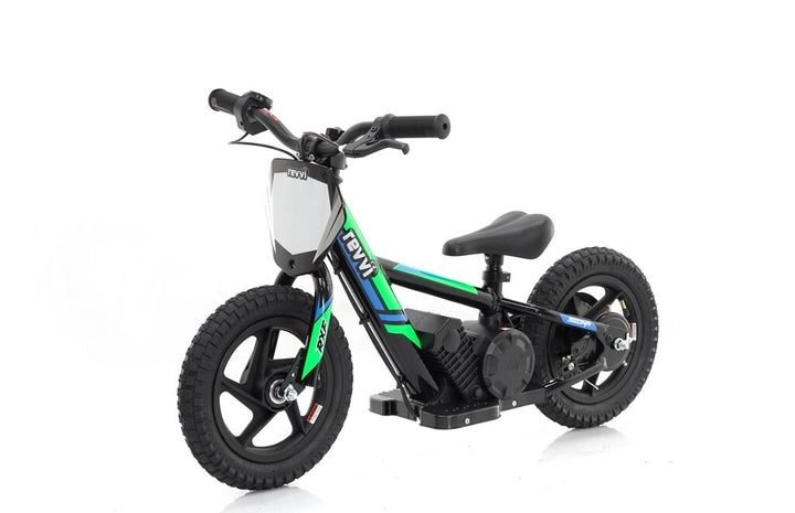 Revvi 12" Green Kids Electric Balance Bike