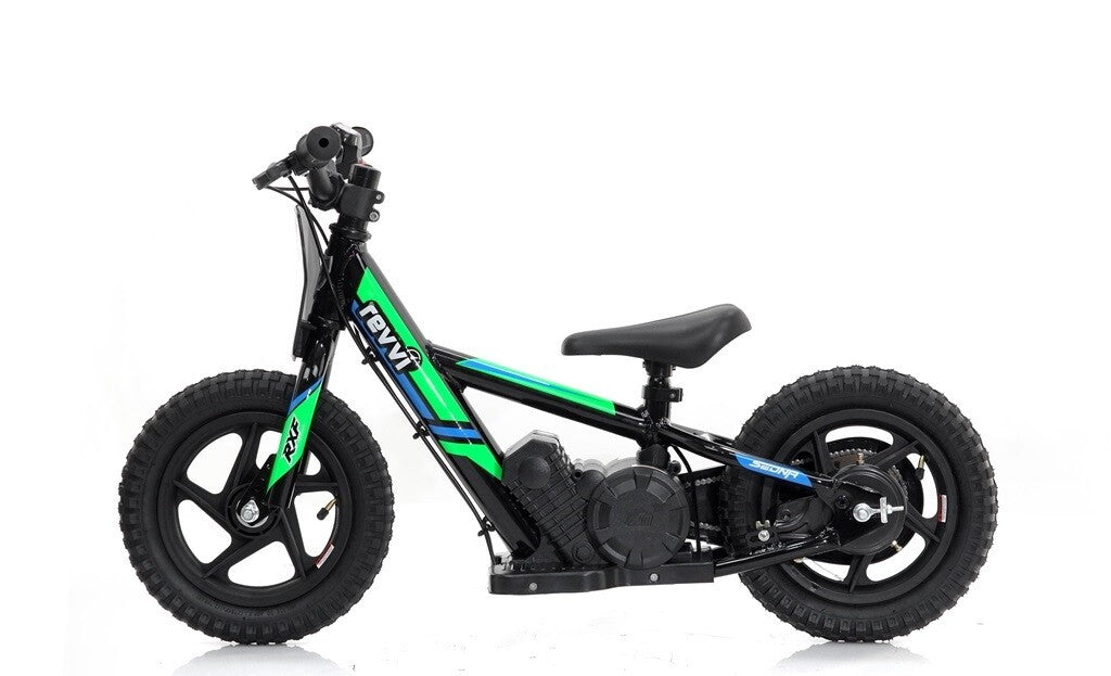 Revvi 12" Green Kids Electric Balance Bike