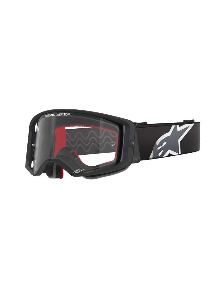 Alpinestars Vision Supertech Corp Goggle Black Grey Clear Lens