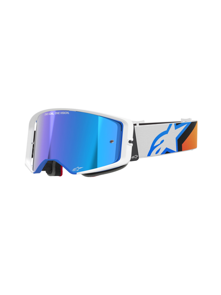 Alpinestars Vision Supertech Corp Goggle Blue Orange Mirror Blue Lens