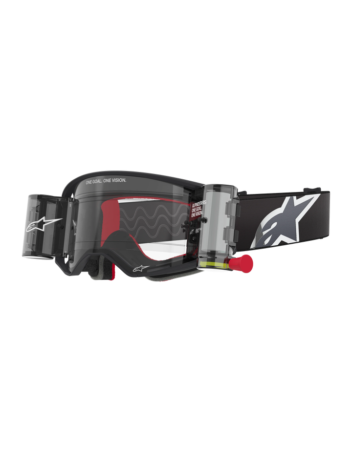 Alpinestars Vision Supertech Corp Roll Off Goggle Black Clear Lens