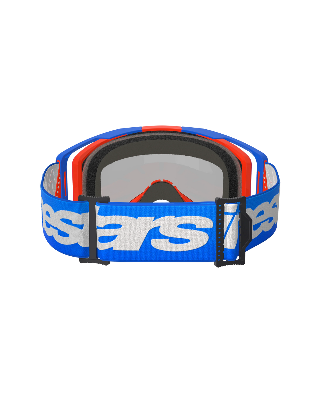 Alpinestars Vision 8 Wordmark Goggle Blue Orange Mirror Red Lens