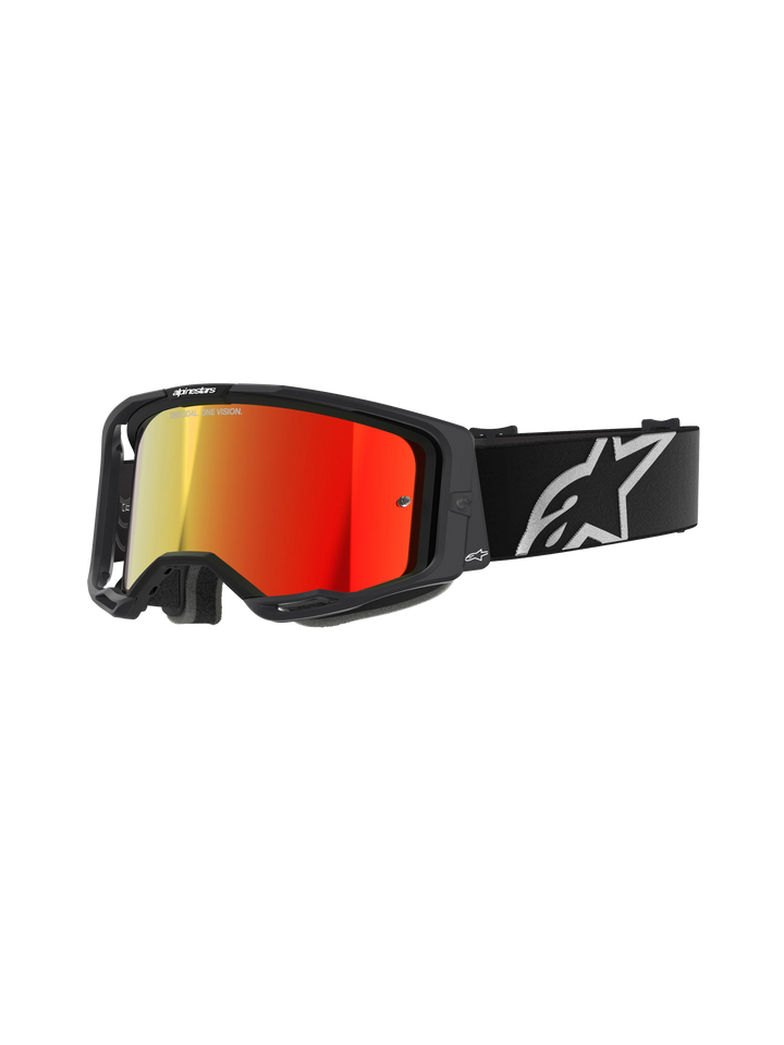 Alpinestars Vision 8 Corp Goggle Black Mirror Red Lens