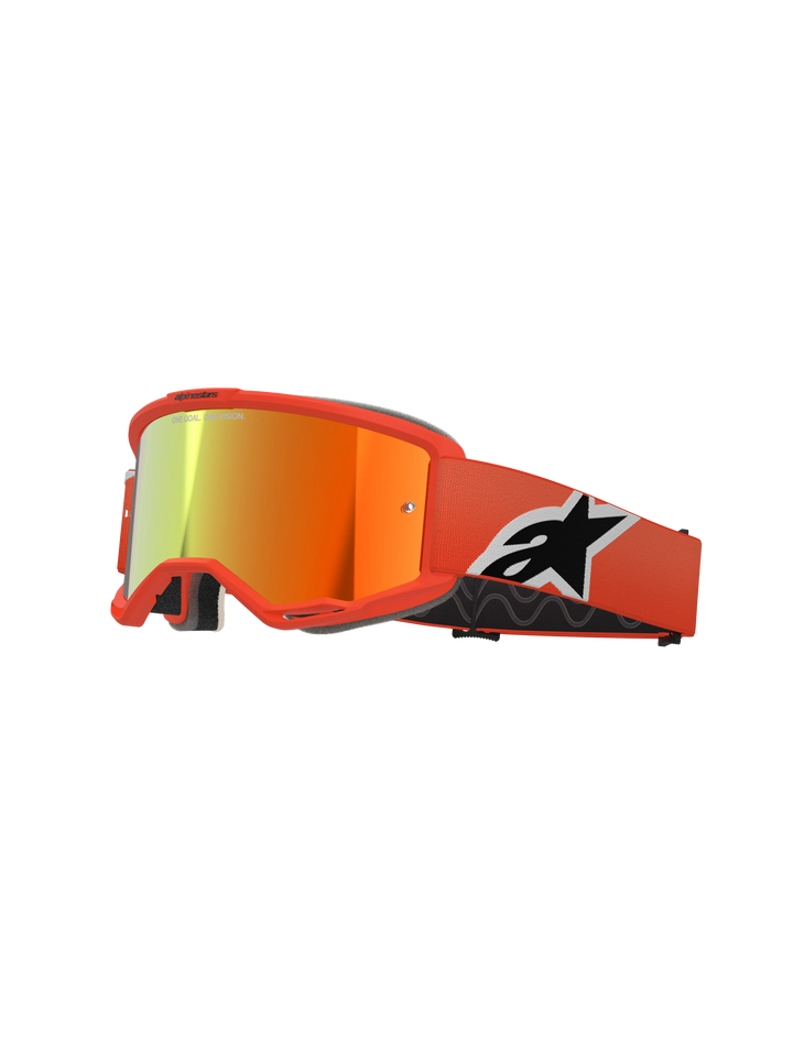 Alpinestars Vision 5 Corp Goggle Orange Mirror Red Lens