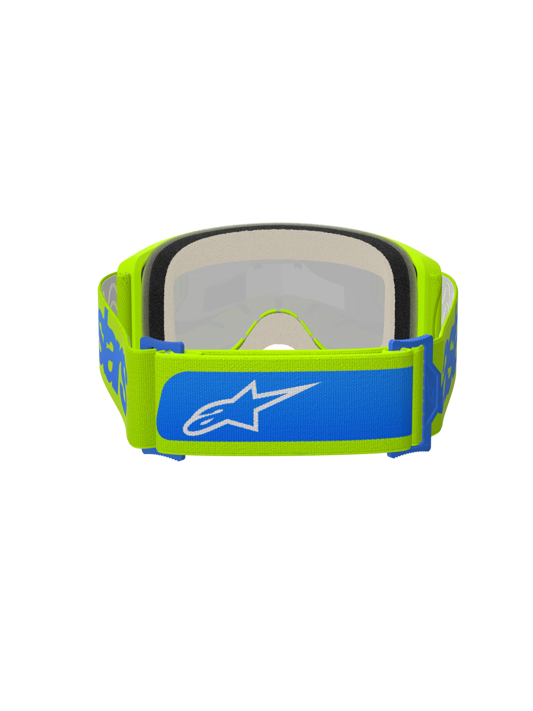 Alpinestars Vision 5 Blaze Goggle Yellow Blue Mirror Blue Lens