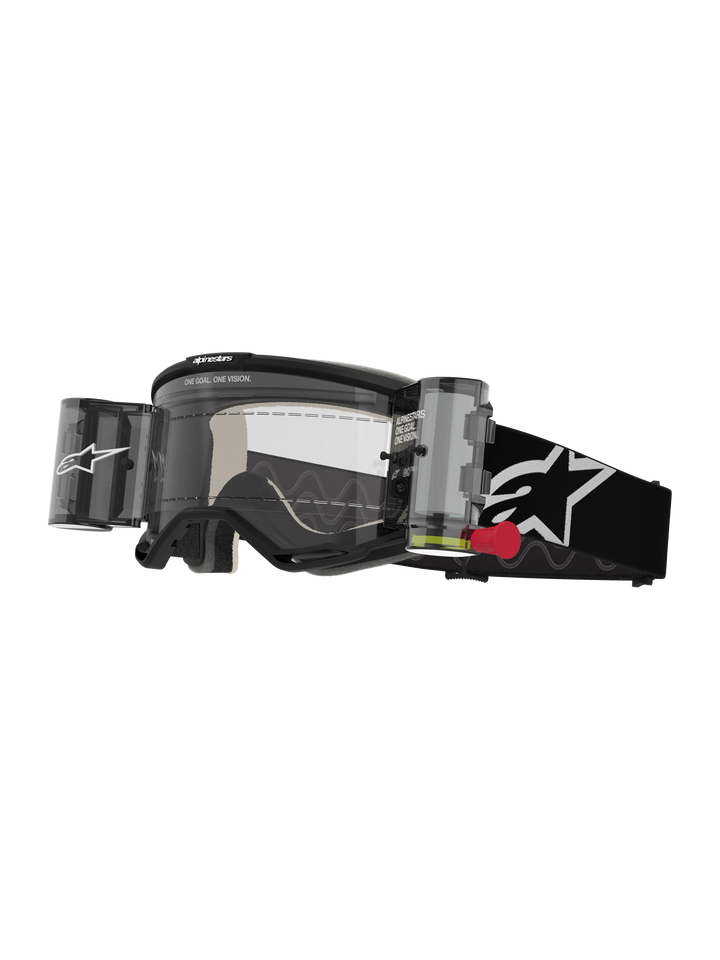 Alpinestars Vision 5 Corp Roll Off Goggle Black Clear Lens