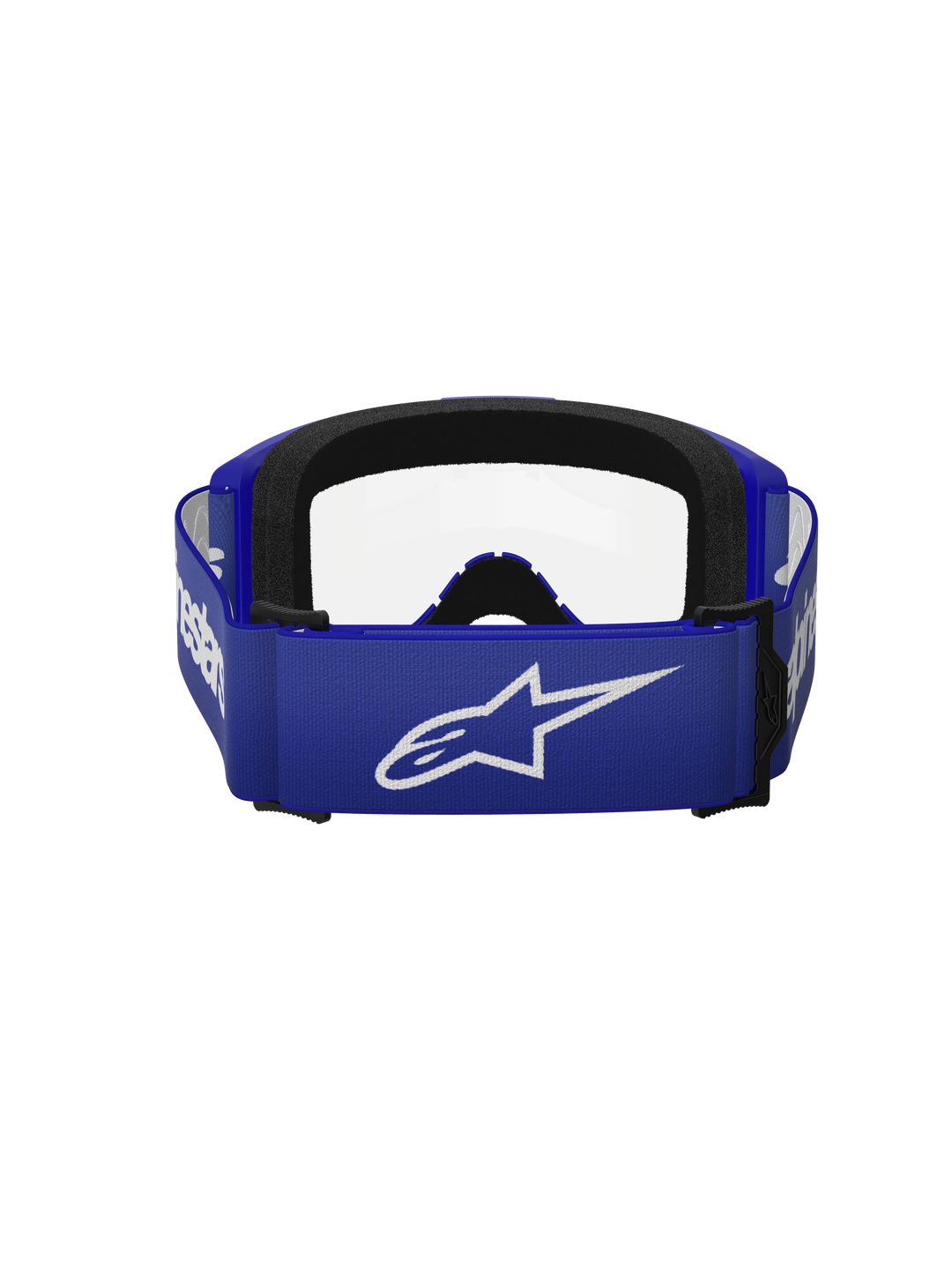 Alpinestars Vision 3 Wordmark Goggle Blue Clear Lens