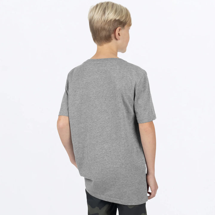 FXR Youth Moto Premium Tee Grey