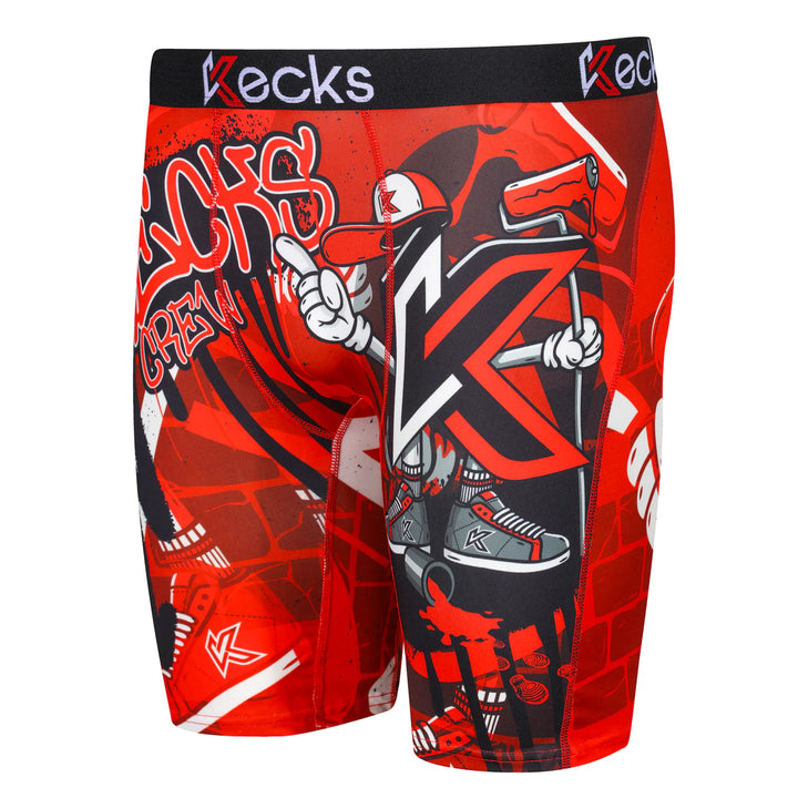 Kecks Spray Crew Print Underwear