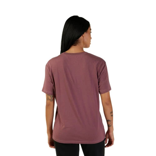 Fox Ladies Fox Head Tee Dark Pink