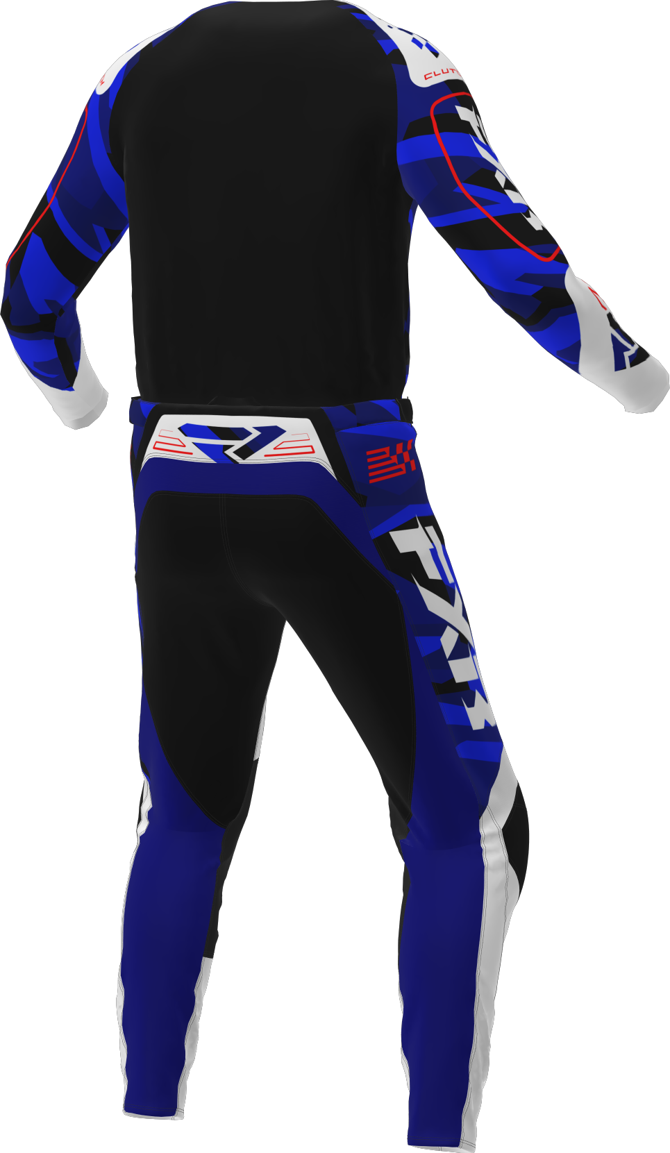 2025 FXR Youth Clutch Blue Red Kit Combo