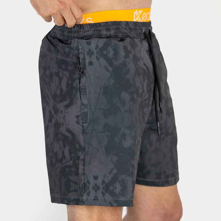 Kecks Mens Tech Shorts - Carbon Grey