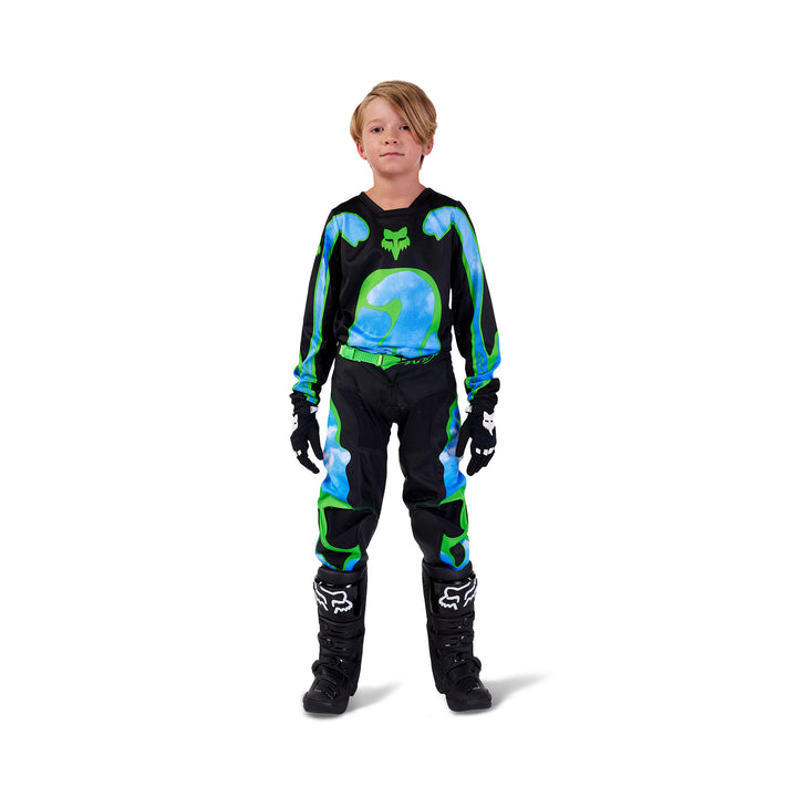 2024 Fox Youth 180 ATLAS Black Green Blue Kit Combo