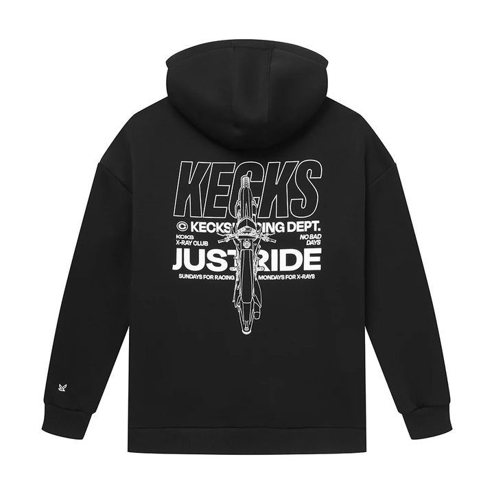 Kecks Just Ride Hoodie Black