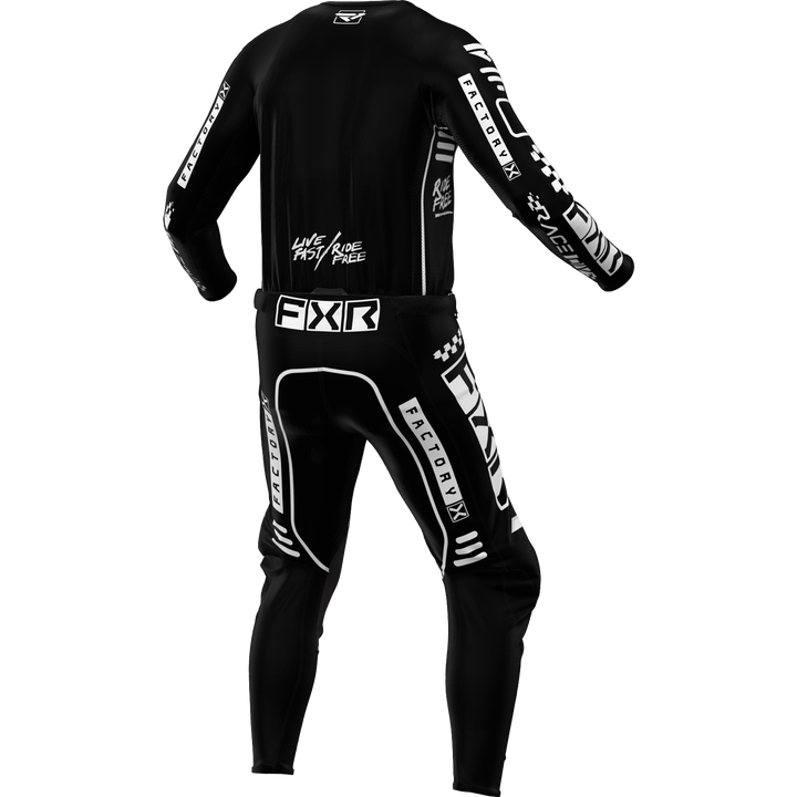 2024 FXR PODIUM GLADIATOR BLACK WHITE MX KIT COMBO