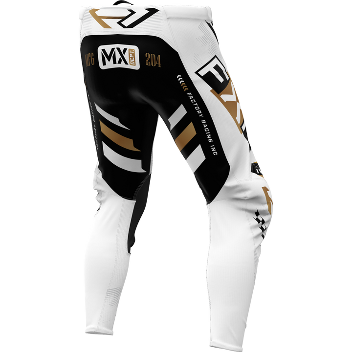 2025.5 FXR Youth Podium Gladiator White Black Gold Kit Combo