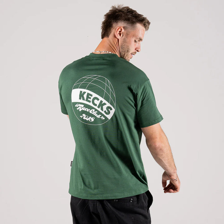 Kecks Race Club Tee - Pine Green