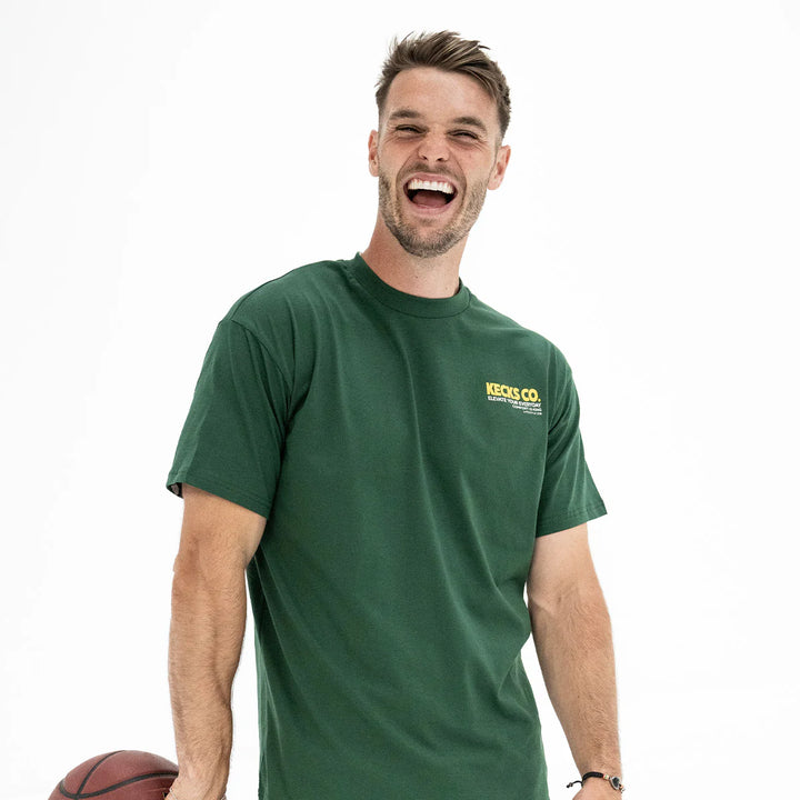 Kecks Race Club Tee - Pine Green