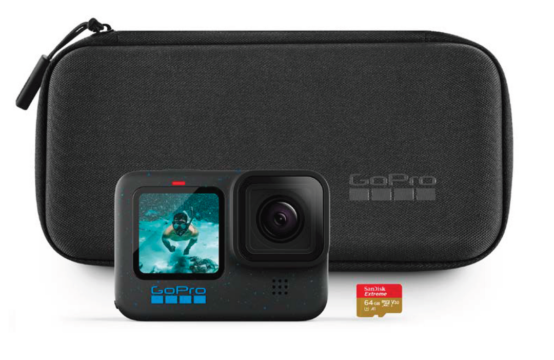 GoPro HERO12 BLACK Bundle - includes SD Card & Case