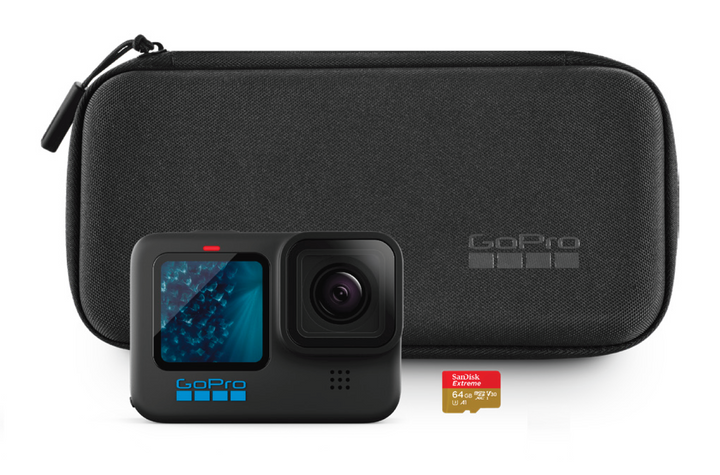 GoPro HERO11 BLACK Bundle - includes SD Card & Case