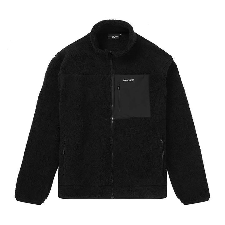 Kecks Full Zip Sherpa Black