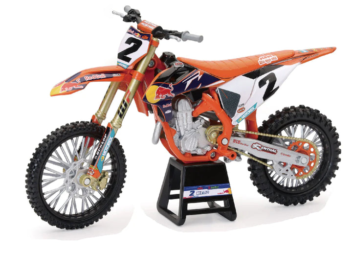 COOPER WEBB KTM 450 SXF 1:12 SCALE DIECAST MX MODEL BIKE