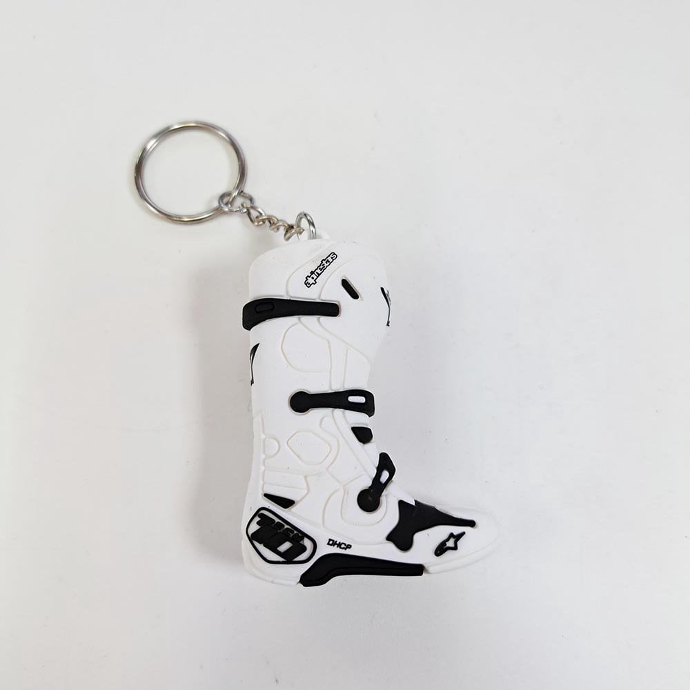 Alpinestars Tech 10 Boot Keyring White