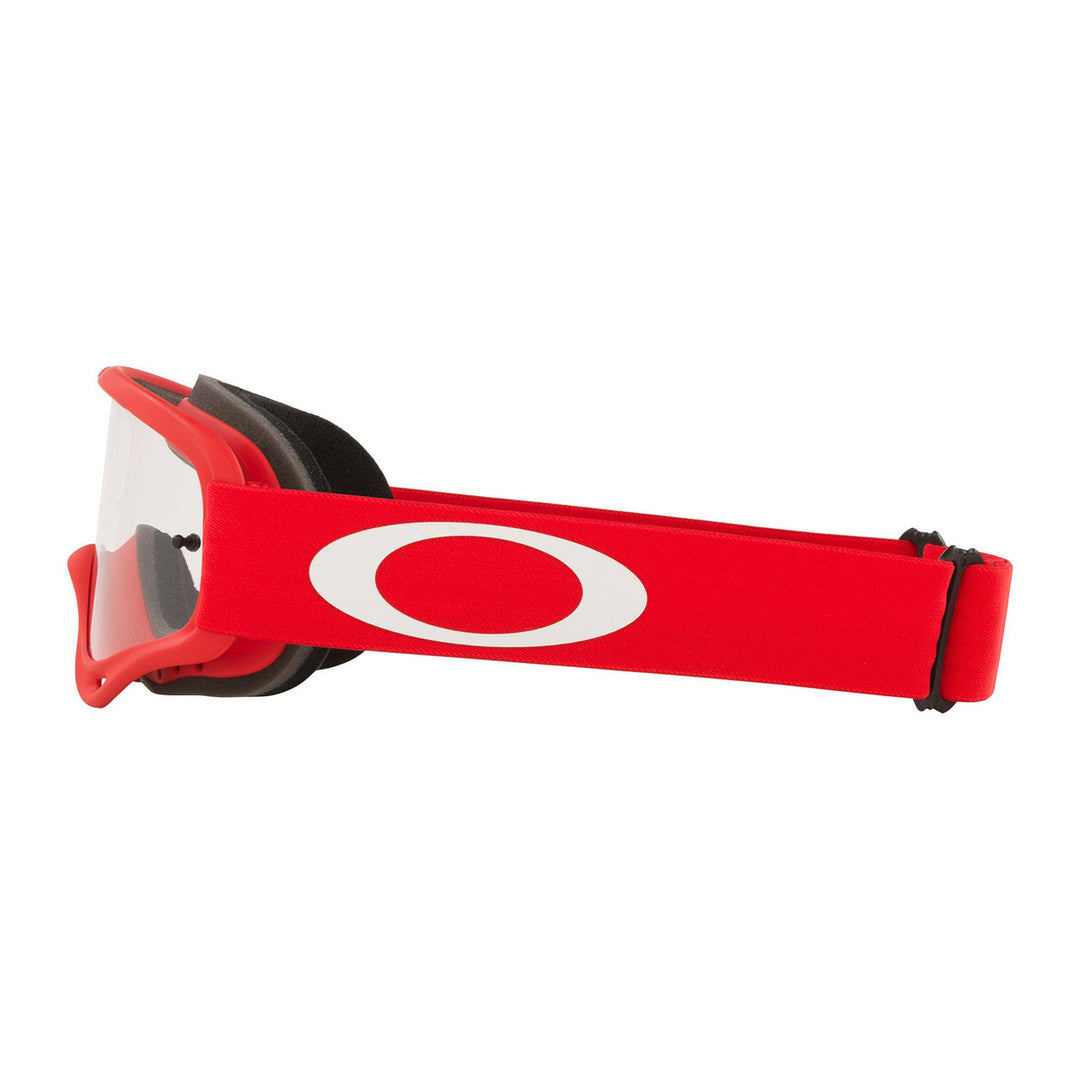 OAKLEY O FRAME MX GOGGLE MOTO RED - CLEAR LENS