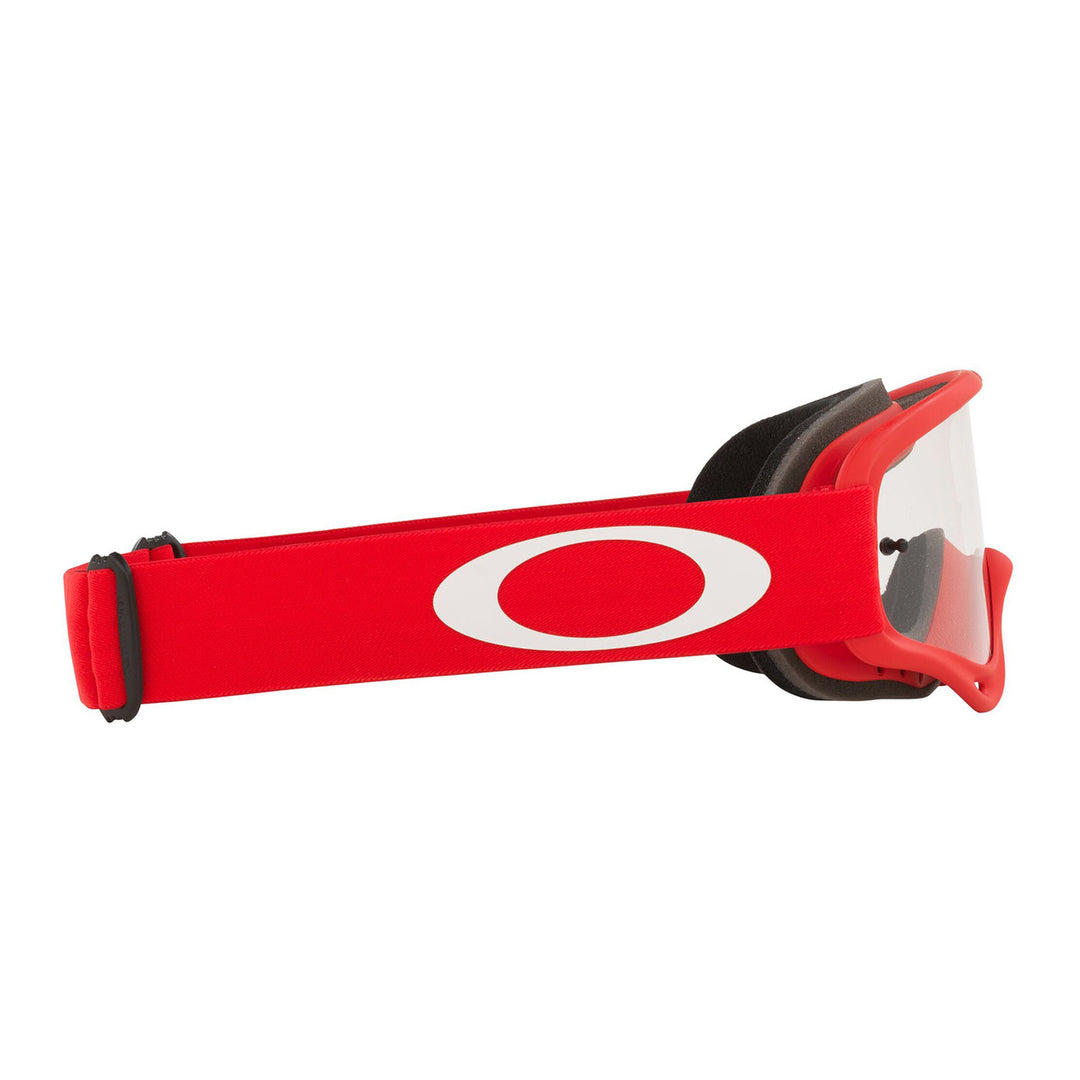 OAKLEY O FRAME MX GOGGLE MOTO RED - CLEAR LENS