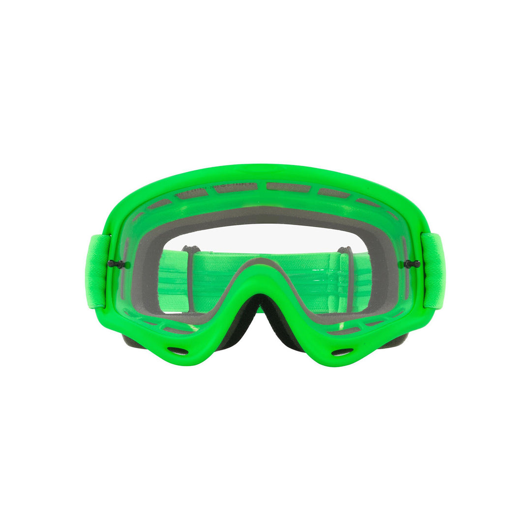 OAKLEY O FRAME MX GOGGLE MOTO GREEN - CLEAR LENS