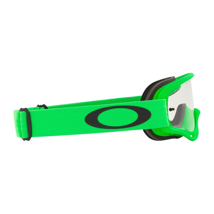 OAKLEY O FRAME MX GOGGLE MOTO GREEN - CLEAR LENS