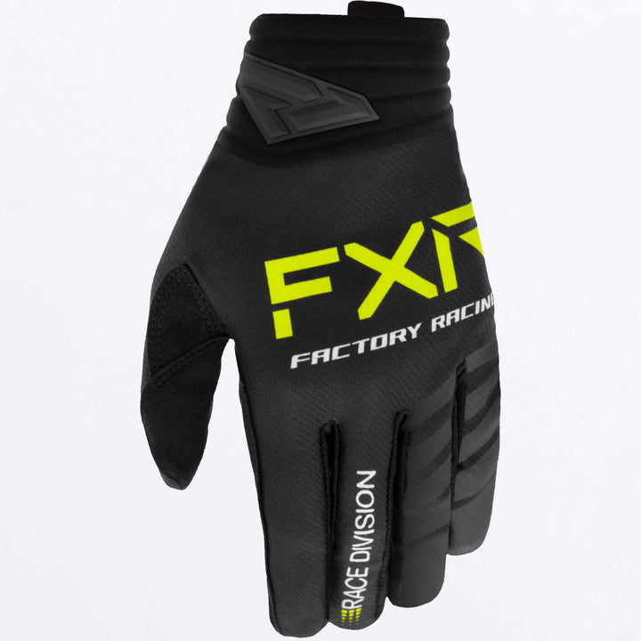 FXR PRIME MX GLOVE BLACK FLO YELLOW