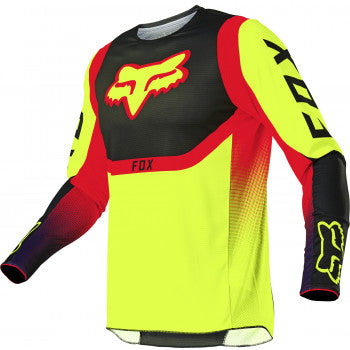 2021 Fox 360 VOKE Flo Yellow Motocross Kit Combo