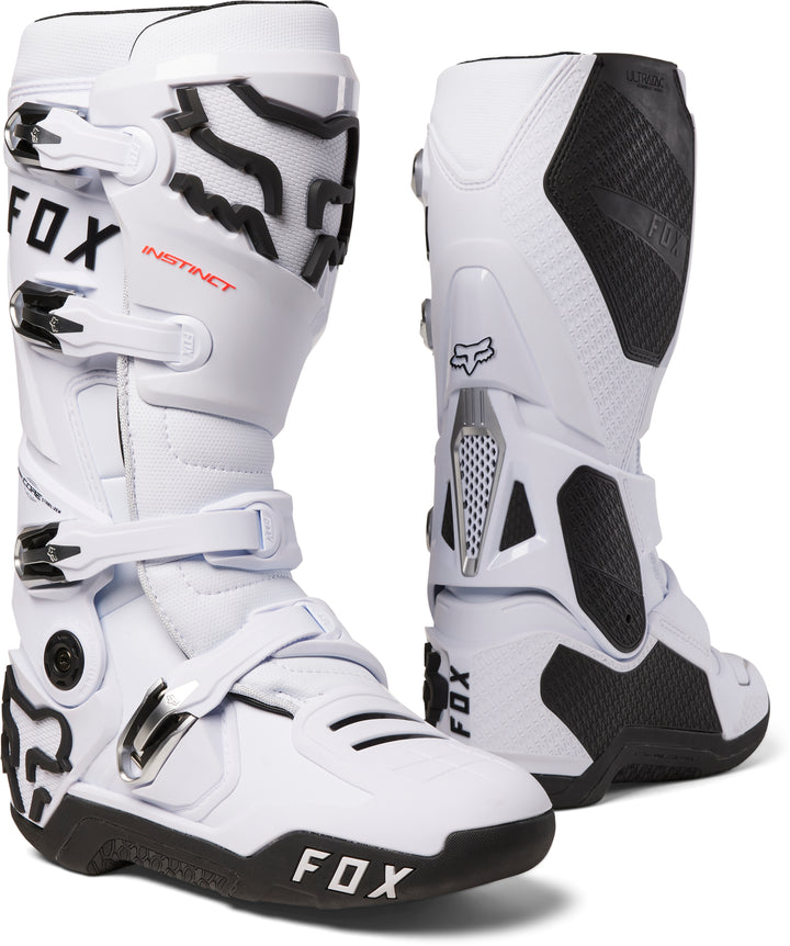 Fox Instinct MX Boots White