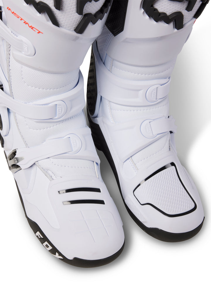 Fox Instinct MX Boots White