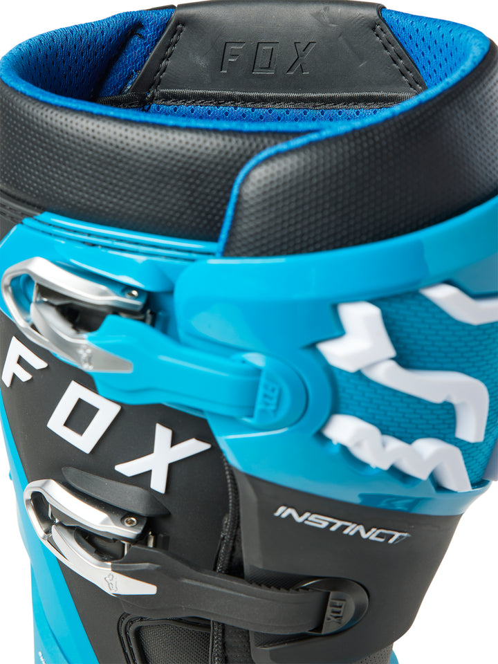 Fox Instinct MX Boots Maui Blue