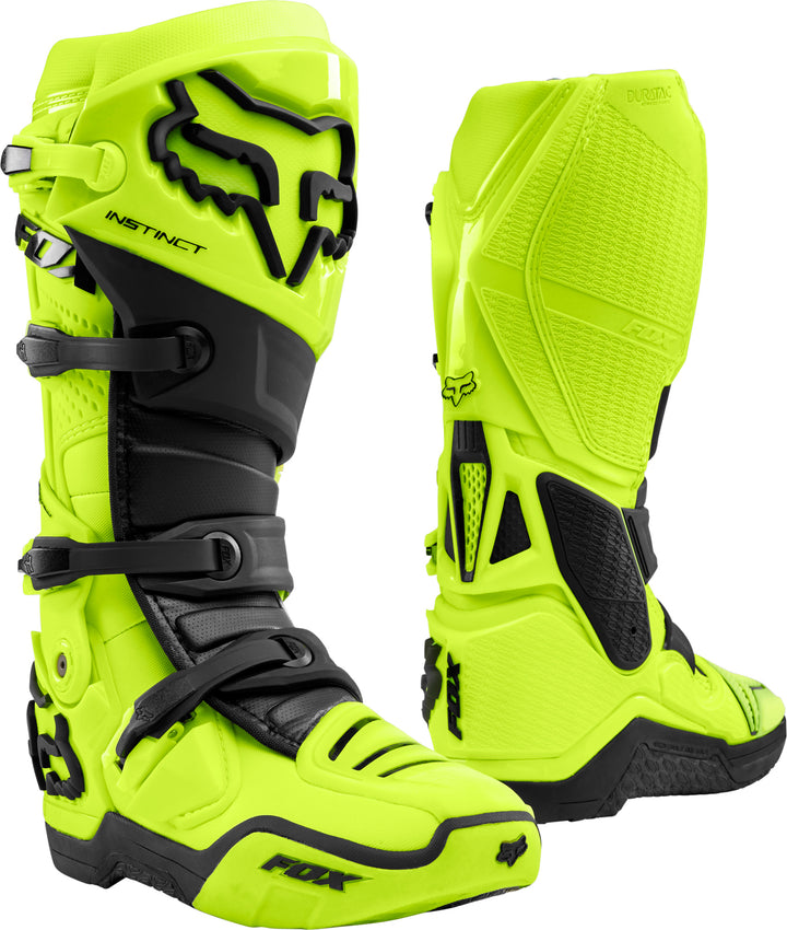 2022 Fox MX Flo Yellow Instinct Boots